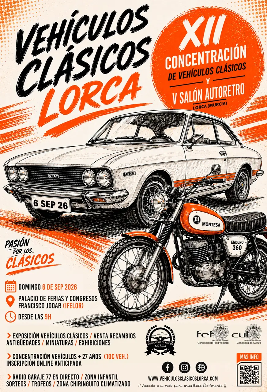 XII Concentración de Vehículos Clásicos de Lorca y V Salón AutoRetro