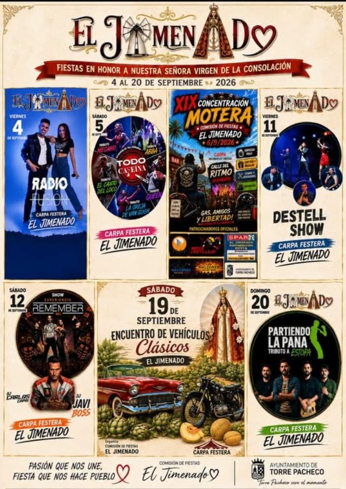 Encuentro de Vehículos Clásicos — Fiestas de El Jimenado