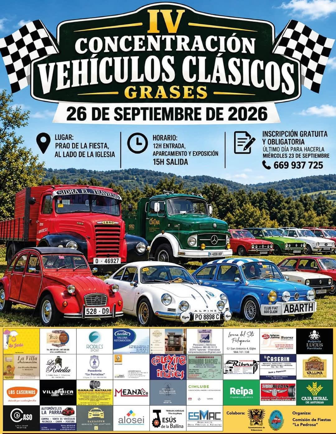IV Concentración de Vehículos Clásicos GRASES